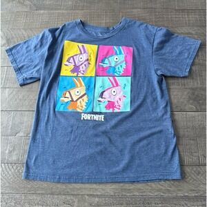 Fortnite Boys‎ Loot Llama Blue Tee Size Large